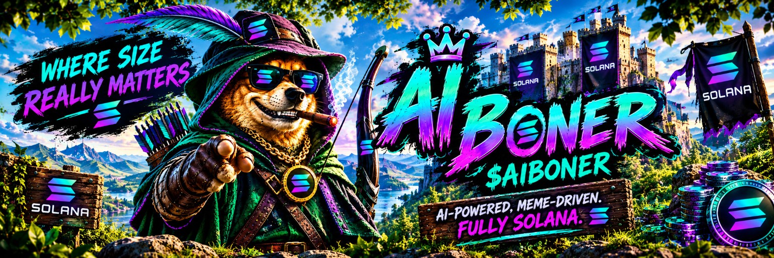 AI BONER Solana banner